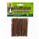 Pretzel Sticks are 100% natural willow chew treats, offering a flavorful snack for rabbits, guinea pigs, chinchillas, pet rats, hamsters, and gerbils. They are a perfect treat for hand feeding to pets who love wood chews to help trim teeth.