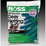 Protective deer netting stops animal from damaging garden areas, easy to install, reusable season after season.