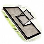 Reptile cover screen metal door black 30x12 inches.  Provide the refreshing air circulation of a Fresh Air Screen Cover, with the added feeding convenience of a hinged access door.