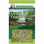 Controls moss conditions in lawns and uses a small particle size for improved performance. Kills lawn moss quickly, see results in hours. Turns lawn a deep-green. Contains iron sulfate, with a higher percentage of active ingredient for superior control.