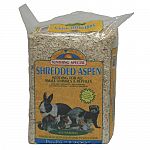 Dust-free aspen shredded bedding for small animals and reptiles. 1250 cubic inches pressed expands to 1325 cubic inches.