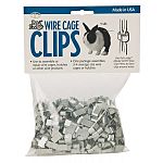 1 lb. bag of wire cage clips. Use to assemble 14 to 16 gauge wire panels for rabbit hutches and pet homes. One package assembles 3-4 average size units.