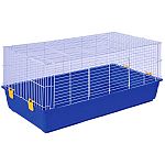 Perfect for rabbits, guinea pigs, and other small animals. 6.5 inch deep tub to contain mess. 2 large doors for easy access to pets. 3 assorted cages per pack. Cage dimensions: 47 x 23 x 22.