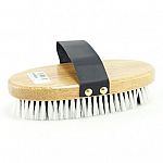 The Panda is a great all 'round everyday work horse of a brush. The kind you reach for first for that daily grooming. 7 1/2 x 3 1/2 inch Wooden Blocks.   Synthetic Bristles