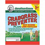 Prevents crabgrass and grassy weeds from germinating, and allows your to seed on the same day without injuring seedlings. 20 percent controlled release nitrogen feeds new seedlings gently and longer. Can also be used under new sod lawn installations.