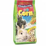 Rabbit treat that rabbits of all ages love. Consists of crunchy dried popped corn. This is only a treat and should not be used for daily nutrition.