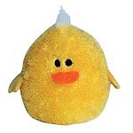 Chick ball 10 in. plush dog toy. Toy has one grunter and crinkle paper in wings for optimum pet enjoyment.