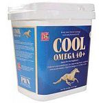 Start to Finish Cool Omega 40+ is a unique blend of fat and all natural proteins for today’s active horses. These calories are designed to meet the requirements of peak performance horses, keeping them on the cutting edge.