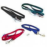 3/4 inch wide (XStrong) nylon dog lead with swivel snap. Made from premium quality nylon. One end has a stitched hand loop and the opposite end has an extra-heavy snap for added strength. Multiple lengths and colors.