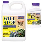 Wilt Stop creates a film which protects plants from drying out, drought, wind burn, sunscald, winter kill, transplant shock and salt damage. WILT STOP also extends life of cut flowers and Christmas trees.