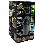 External canister filter for turtle tanks, vivarium, box turtle pools or turtletubs up to 60 gallons. New double-filtering system with internal biological recirculation. Turtle clean provides greater aeration with the included spray bar.