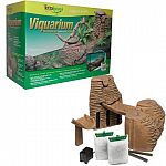 Viquarium - The best of both worlds - Land and Water. Provides mechanical and biological filtration. Sloped wall offers critters an easy access to / from land and water areas. To be used in most 20 to 55 gallon aquariums