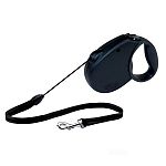 Nylon cord leash in a durable plastic case with a chrome snap hook. Ergonomic design offers maximum comfort while walking your pet. Retractable design gives your pet the feeling of freedom while on a leash. Patented breaking system allows you to keep your