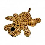 A deliciously fun dog toy that can flop and flap whereever your dog wants to carry him. Waffle wags are textured for extra interest. 14 inch