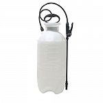 Poly/plastic sprayer with a curved wand and clear reinforced hose. Patented anti-clog filter found only in your chapin sprayer. Large opening for no mess in mixing and cleaning. Translucent bottle for ease of checking fluid level.