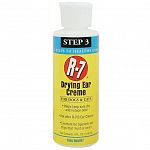 R-7 Drying Ear Creme is a unique liquid and dryphase creme that dries to a powder. Fantastic for Spaniels and dogs that hunt or swim. Regular use will help keep ears dry and reduce odor. Use following R-7 Ear Cleaner. For dogs and cats. 4 oz.
