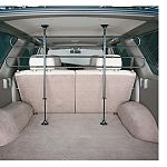Unique design allows for horizontal and vertical adjustments. Midwest Home for Pets offers an automotive Tubular Barrier to keep your pet in the rear of your vehicle. Installs in Just Minutes. Expandable From 34