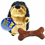 Lovable, yet tough and durable, stuffed toys have a squeaker inside to drive your dog wild. Each style is approx. 8 inches in max length.