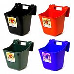 Large 16 qt. capacity. Ergonic hand opening, reinforced front lip. Heavy duty rear prongs. No hardware drop-n-use design.  Size: 16 QUART Choose color.