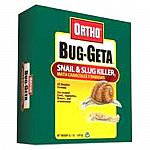8.5 pound box is the best consumer value. Reinforced handle makes the product easy to carry and apply. Ortho bug-geta snail and slug killer bait in 8.5 pound.