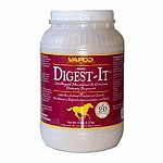 The all natural Digest It Equine Dietary Supplement by Vapco contains Direct-Fed Microbials (DFM) and enzymes to help with digestion of horse feed. Helps to increase your horse's vita-nutrient function of growth, maintenance, reproduction, lactation.