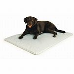 Perfect for anytime of the year, this cooling dog bed by K and H is specifically designed to cool your dog. Ideal for dogs who have thicker coats or for use during warm days. Bed does use electricity, only water!