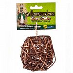 Made from 100% natural willow branches Best wood chew material for small animals The Chew Cube is a willow branch chew toy offering a wholesome snack and a tooth trimming treat. Critters can ring the dinner bell as they chew the Chew Cube!