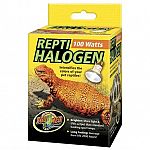 Provides 15% more light heat and uva for reptiles.  Another first from Zoo Med! High quality halogen spot lamps specifically made for use with reptile terrariums!