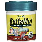 This blend of tiny, colorful floating crisps is an ideal stable diet for Siamese fighting fish (betta splendens). This advanced technology crisps food means up to 35% less waste.