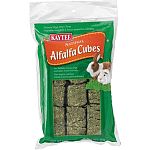 Kaytee Alfalfa Cubes are tightly compressed blocks of nutritious sun-cured alfalfa that are ideal as natural food treats for small animals. Natural sun-cured alfalfa