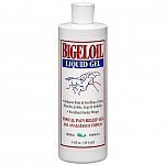 Bigeloil Liquid Gel has the same unique Bigeloil formula that acts as a highly effective rub to refresh and invigorate your horses sore muscles. This super convenient fast-acting gel allows controlled application for treating localized pain.