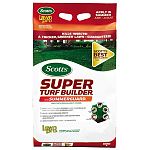 When Scotts Lawn Pro Super Turf Builder With SummerGuard is used with a regular watering program, it strengthens and protects your lawn against the thinning, browning and insect vulnerability that can befall hot-weather lawns.