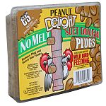 The Peanut Delight Suet Dough Plugs is a no-melt formula of suet that great for warmer temperature climates. Great for year round use and perfect in the CS770 suet plug feeder. All Delights are mixed into a soft dough texture that makes them long lasting.