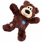 Soft and cuddly on the outside while durable and strong on the inside. Wild knots bears are sure to be a hit with dogs and their pet parents. Dogs love the knotted skeleton, and the reinforced plush body provides extra durability. Kong wild knots have les