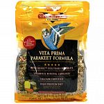 With quiko egg food crumbles and spirulia, this food is designed to meet the high energy and protein needs of parakeets. Nutrient rich fortified vita bite crumbles add vitamins and minerals not normally found in a straight seed diet. Promotes colorful fea