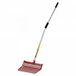 The Easy Lift Ergo Durafork for Manure Clean-up is made of durable, flexible polycarbonate and is ideal for picking up pet waste, manure, and more. Sold in a case of three. Fork head is angled to prevent dropping waste.