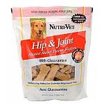 Hip and Joint Medium Peanut Butter Flavored Wafers for Dogs by Nutri-Vet are hard and crunchy peanut butter wafers that help maintain proper hip and joint function. Your dog will enjoy the tasty peanut butter flavor! Wafers are easy to give to your pet.