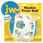 Cutting edge playful learning activity toy and treat dispensing toy For use with a wide variety of kibble and treats Ball rocks, rolls, and slides while dispensing treats Pig ears or other larger treats can be placed inside the frame providing multiple wa