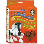 These crunchy treats, Luck and Love Carrot Cake Treats, are made with nutritious carrots, apples and raisins and oven baked, which makes them crunchy. Your horse will enjoy these fiber-rich treats. Also, fortified with vitamins A and E for better health.