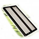 Reptile cover screen with metal center hinge - Black / 36x12.