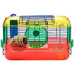 CritterTrail Primary Home by Super Pet is especially designed for hamsters, gerbils and mice and makes the ideal starter home for your little pet. This fun and expandable home comes with a 10 oz. Water Bottle, Food Dish and Bubble Wave Exercise Wheel.