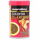 Uniquely shaped nutritionally balanced food. Maintain good growth, health, and color for your goldfish with Wardley Goldfish Crumbles. These slowly sinking, highly palatable pellets let your fish feed at the level they prefer.