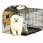 Folding, Metal and Portable dog crate. MIDWEST Life Stages crates become your dog s home for life! The Life Stages series cuts housetraining time in half by keeping your puppy from eliminating in one end and sleeping in the other.