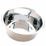 Beautiful, stainless steel bowl is ideal for serving food or water to your pet. Very durable and long lasting, this rust-resistant bowl is available in a variety of sizes depending on the size of your pet. 