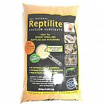 An all natural calcium substrate, ideal for desert dwelling reptiles and arachnids. The naturally spherical grains won t scratch your valuable animals inside or out. There are no artificial dyes or chemicals in reptilite.