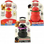 Kongs Exclusive Ultra-flex natural rubber formula dog toys are chewer friendly. It can even be stuffed with food or treats to keep your dog contentedly busy for hours.