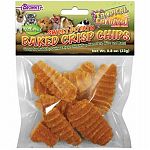Great for rabbits, guinea pigs, chinchillas, hamsters, mice and rats! Natural baked crisp chips are rich in antioxidants and make a great treat, snack or reward.