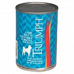 Triumph Natural Canned Dog Food offers your dog quality ingredients and no by products, no artificial colors, preservatives or added sugars. This meat based food will satisfy your dogs natural carnivorus instincts and provide balanced protein, fats, carbo