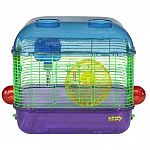 Ideal starter home for your new small pet. Comes with a water bottle and exercise wheel. Multiple attachment ports for adding tubes and accessories so you can expand your habitat as your pet grows. Ideal for mice, dwarf hamsters, hamsters and gerbils. 6mm