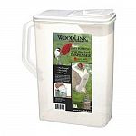 Dual purpose - scoop and storage container. Great for birdseed, pet food and pet litter. No scoops, easy to fill and pour.